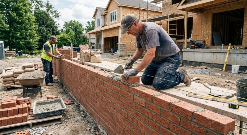 Brick Wall Installation in Fairfield County, CT
