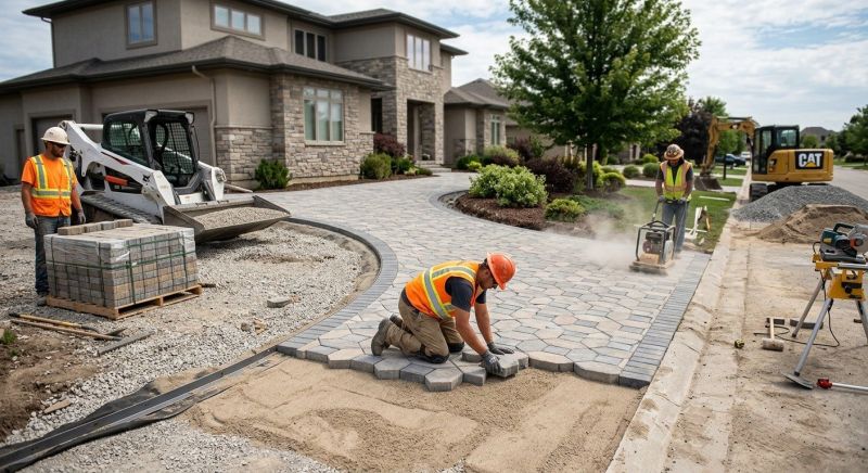 Driveway Pavers Installation in Longmont, CO