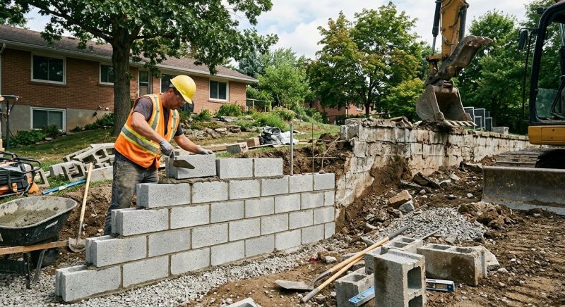 Block Wall Replacement in Nashua, NH