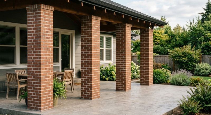 Brick Columns Installation in Boston, MA