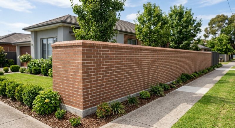 Brick Fence Installation in Fairfield County, CT