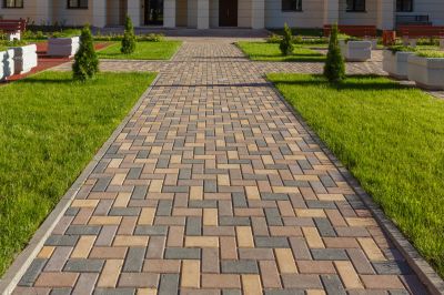Brick Hardscape Installation in Providence, RI