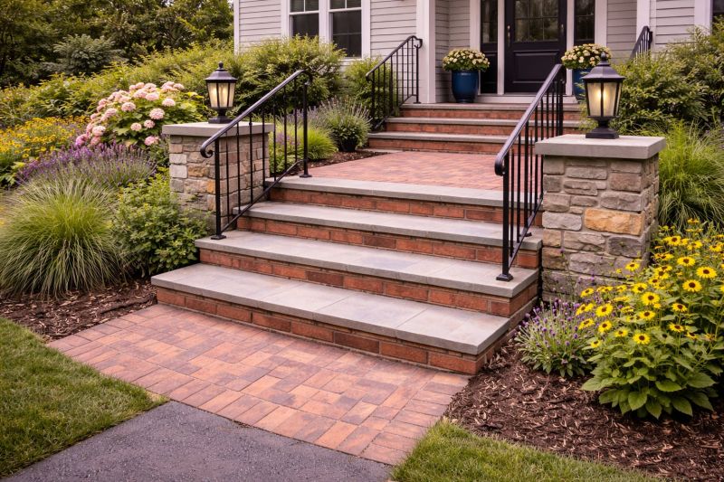 Brick Stairs Installation in Norwalk, CT