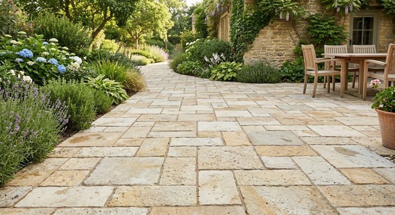 Limestone Pavers Installation in Norwalk, CT