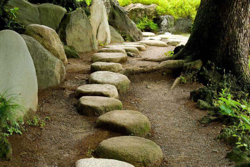 Stone Pathway Installation