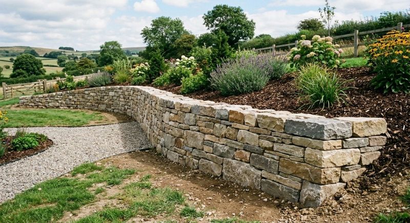 Stone Wall Hardscaping in Norwalk, CT