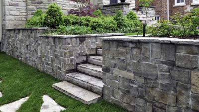 Stone Wall Hardscaping in West Hartford, CT